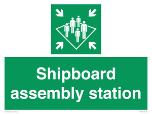 Shipboard assembly station